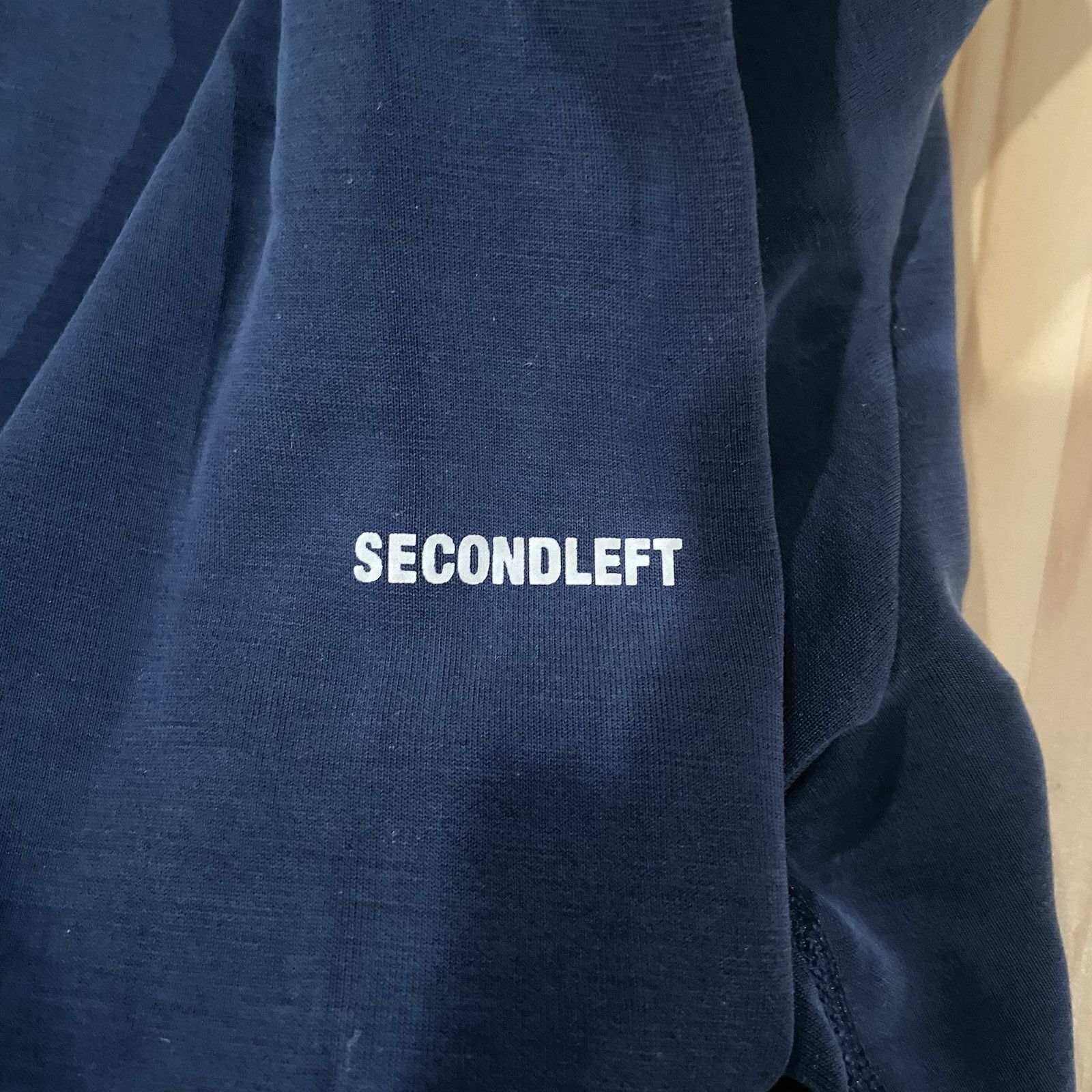 Secondleft Peaches Zip Hoodie Ocean Large Athleisure Comfortable Stretch — image 6 of 8